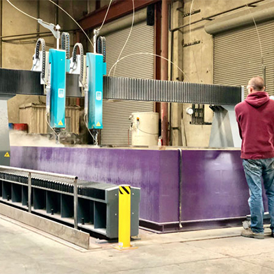 Waterjet Cutting Machine in Action